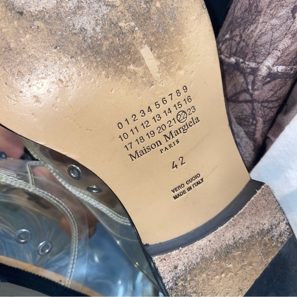 Maison Margiela PVC Split Toe Tabi Oxford Shoes. Men’s Sz. 9 US // 42 EUC - Picture 6 of 6